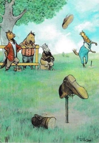 Horse Pitching Shoes - Jan 2020 P.O.M.