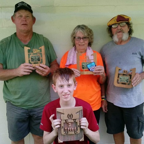 John Michaels, Debbie Harris, Bob Bloss Jr, Warren Highley - June 2020 P.O.M.