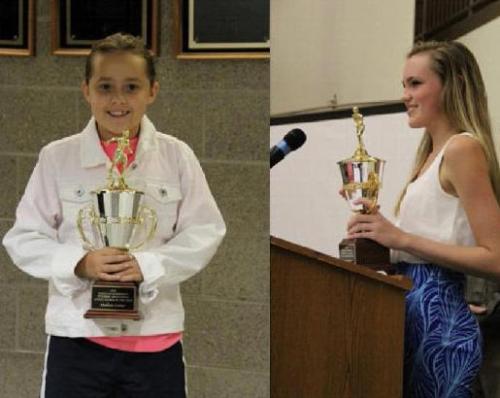 Madison Gwinn  Savanna Johnson - Sep 2014 P.O.M.