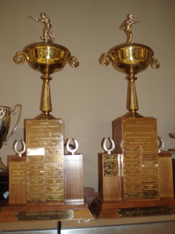 Men's  Women's State Championship Traveling Trophies - Dec 2008 P.O.M.